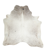 Salt and Pepper Brown X-Large Brazilian Cowhide Rug 6'11"H x 6'5"W #A19228 by Hudson Hides