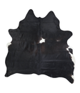 Black and White Large Brazilian Cowhide Rug 6'5"H x 6'0"W #A19278 by Hudson Hides