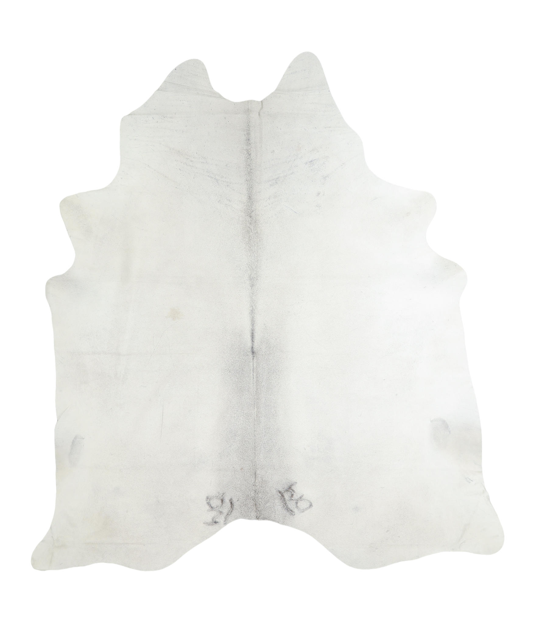 Light Grey Cowhide Rug #A19286