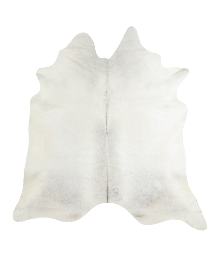 Light Grey XX-Large Brazilian Cowhide Rug 7'5"H x 7'0"W #A19302 by Hudson Hides