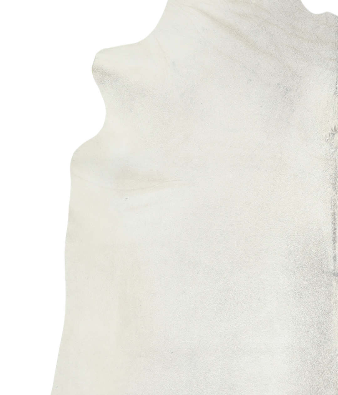 Light Grey XX-Large Brazilian Cowhide Rug 7'5"H x 7'0"W #A19302 by Hud