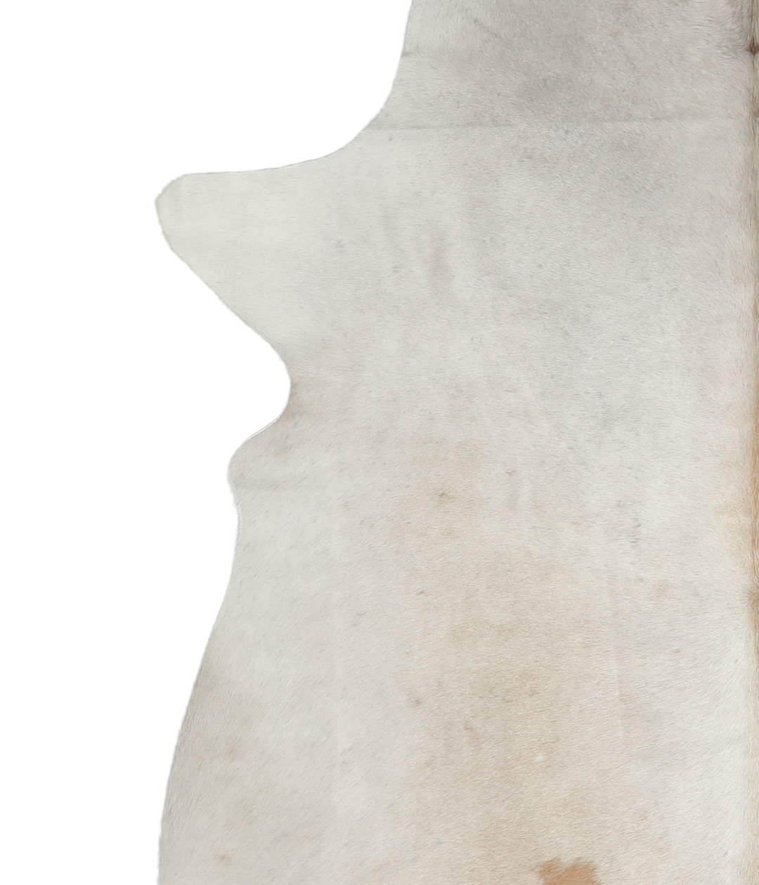 Grey with Beige X-Large Brazilian Cowhide Rug 7'4"H x 6'5"W #A19372 by