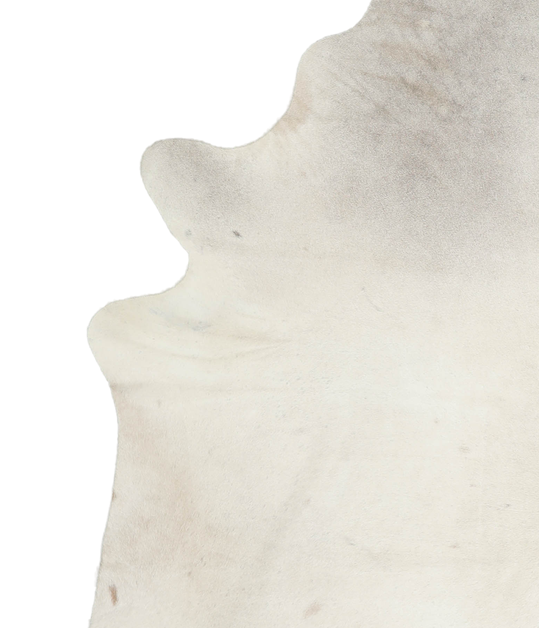 Grey with Beige X-Large Brazilian Cowhide Rug 7'2"H x 6'3"W #A19384 by