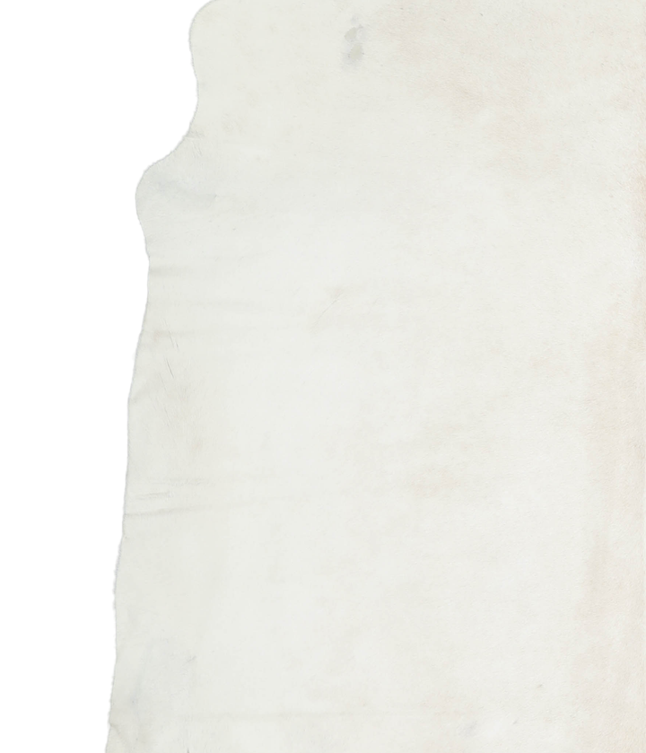 Ivory with Beige X-Large Brazilian Cowhide Rug 6'10"H x 7'2"W #A19481 by Hudson Hides