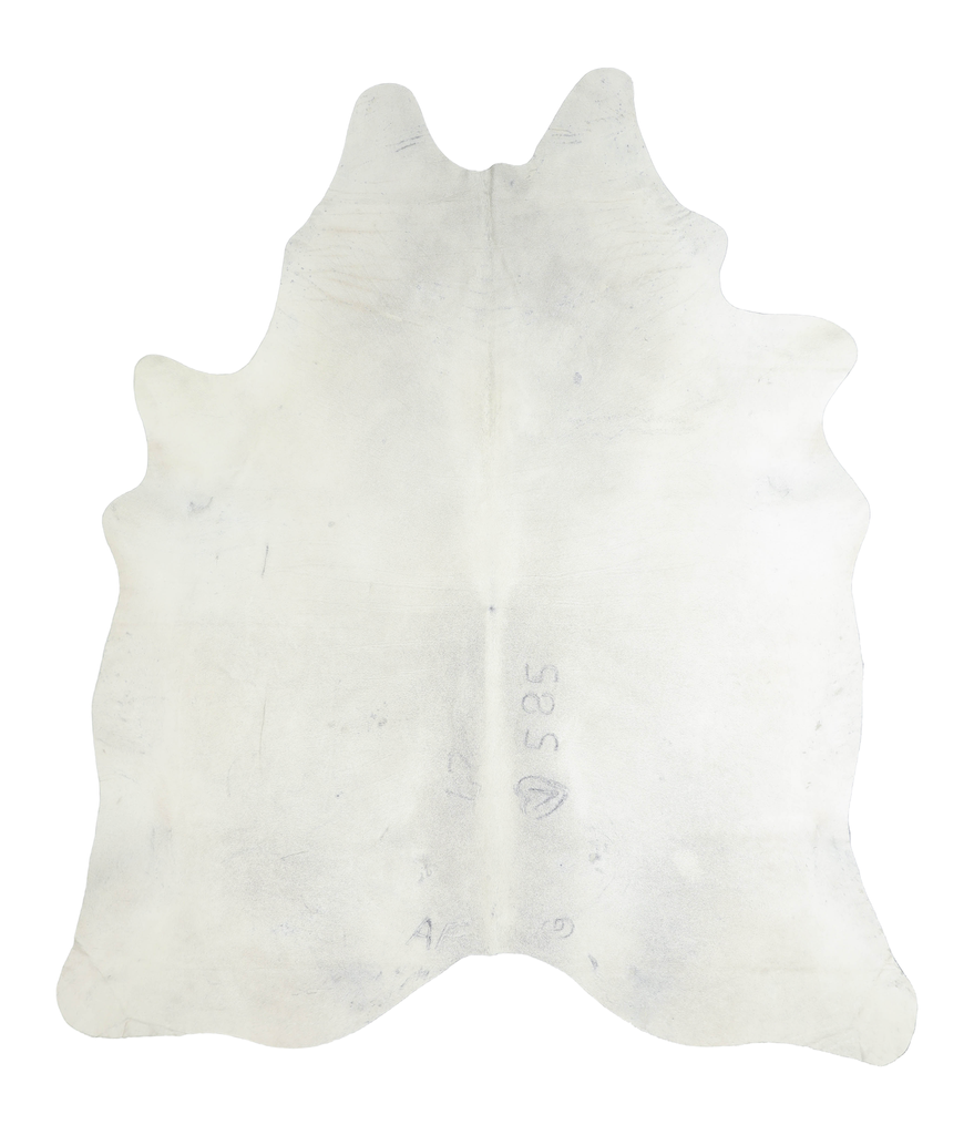 Light Grey XX-Large Brazilian Cowhide Rug 7'8"H x 6'6"W #A19507 by Hudson Hides