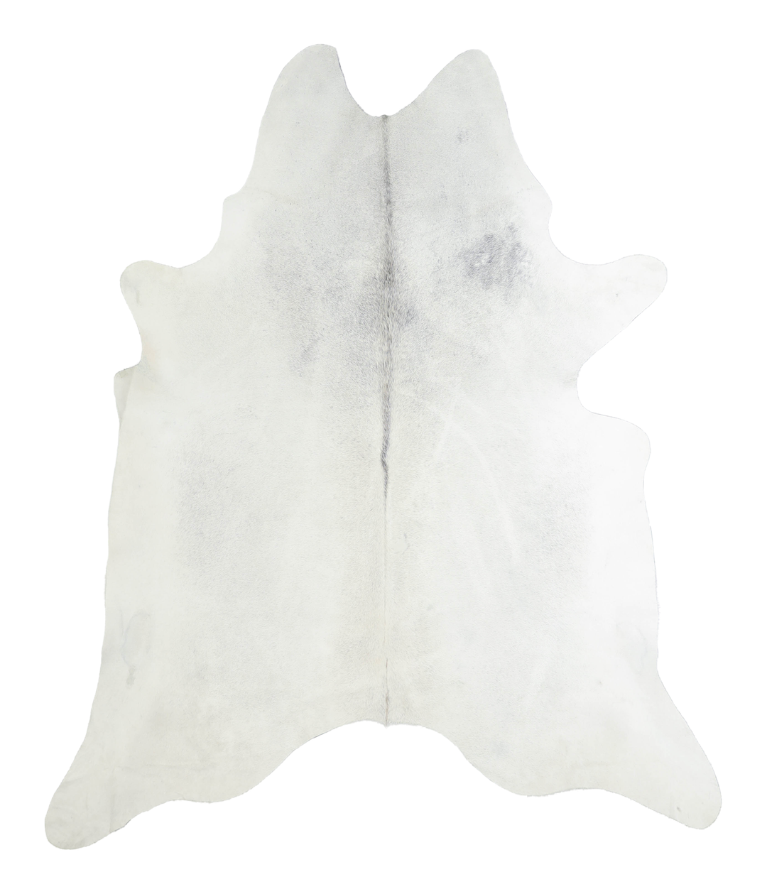 Light Grey X-Large Brazilian Cowhide Rug 7'4"H x 6'1"W #A19526 by Huds