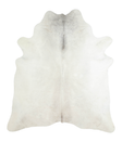 Light Grey X-Large Brazilian Cowhide Rug 7'0"H x 6'1"W #A19759 by Hudson Hides