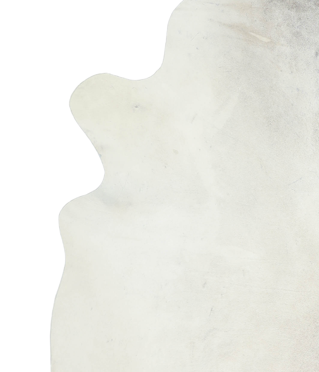 Light Grey X-Large Brazilian Cowhide Rug 7'0"H x 6'1"W #A19759 by Huds