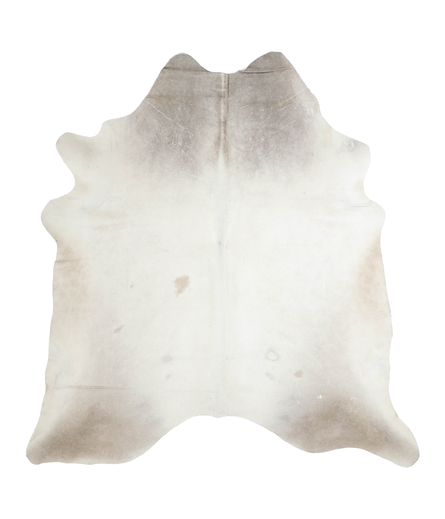 Medium Grey X-Large Brazilian Cowhide Rug 7'0"H x 6'6"W #A19760 by Hudson Hides