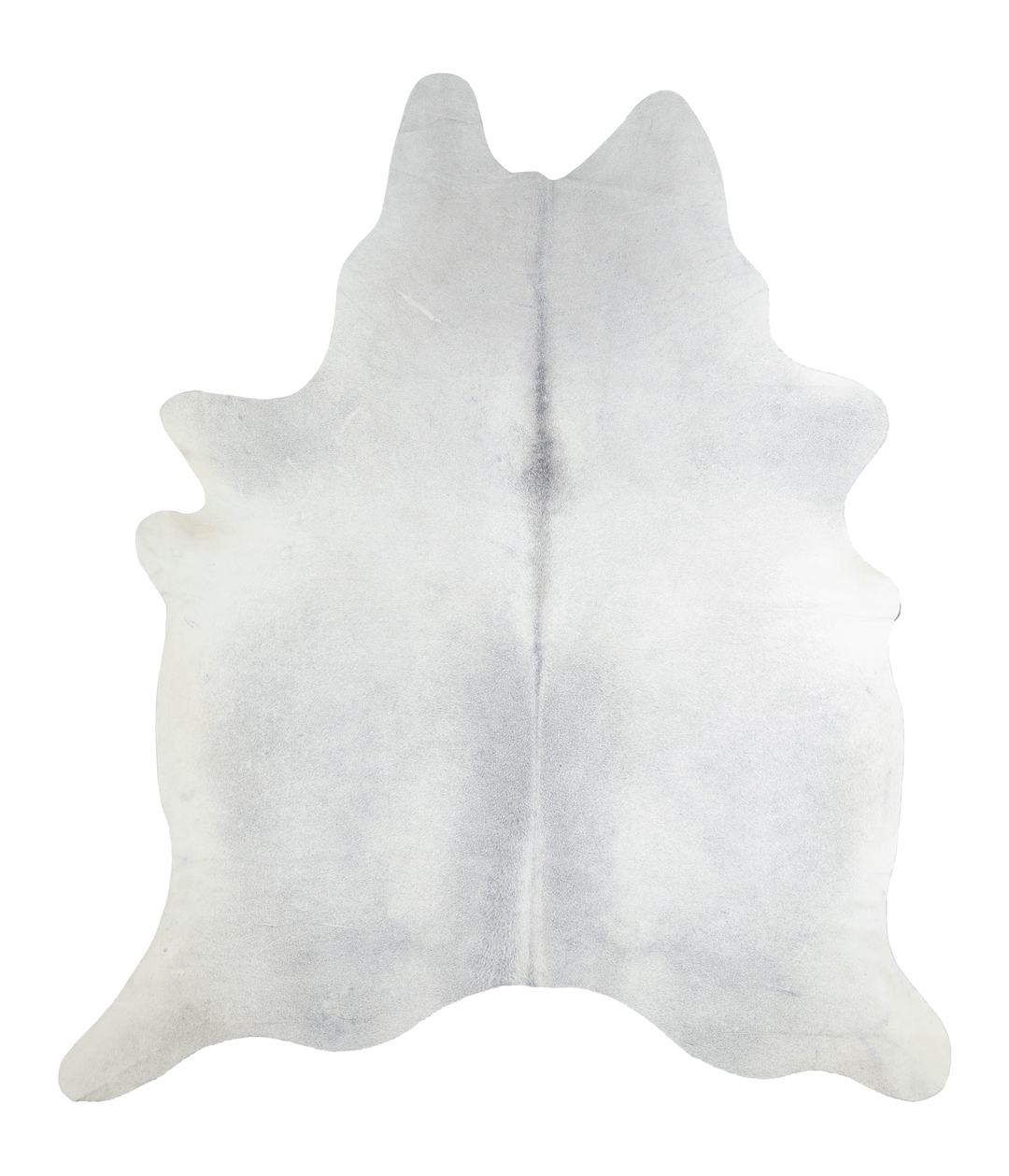 Medium Grey XX-Large Brazilian Cowhide Rug 7'11"H x 6'10"W #A19836 by 