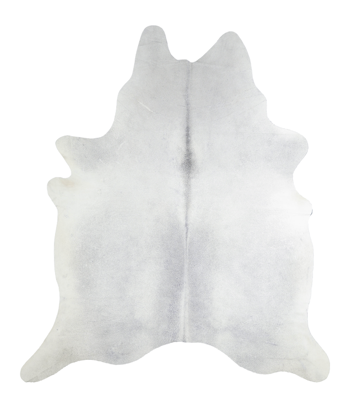 Medium Grey XX-Large Brazilian Cowhide Rug 7'11"H x 6'10"W #A19836 by Hudson Hides