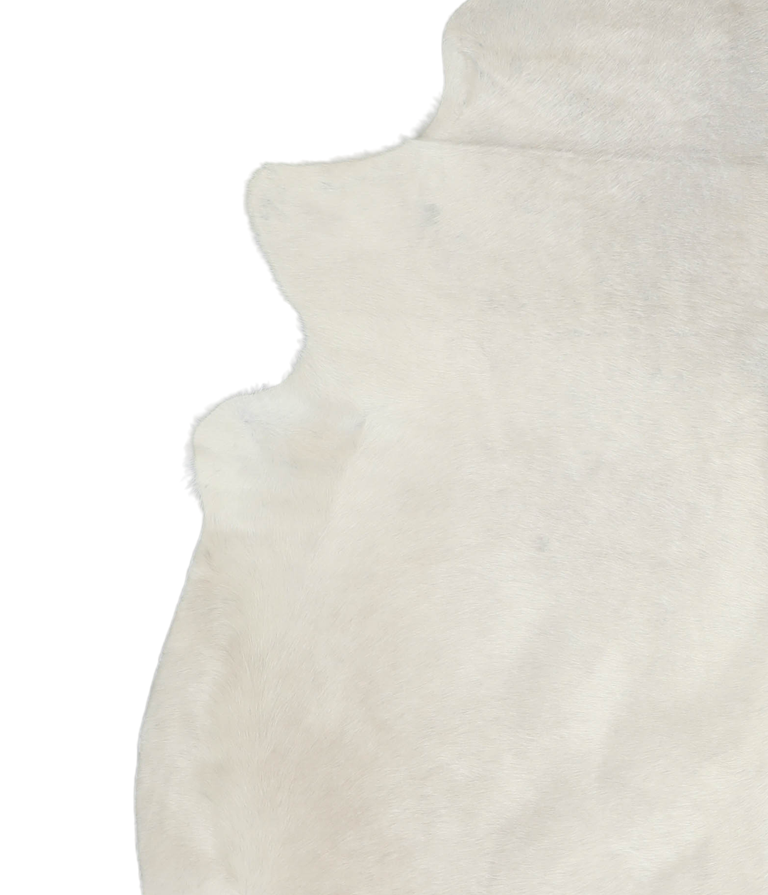 Ivory with Beige X-Large Brazilian Cowhide Rug 7'4"H x 6'4"W #A19954 b