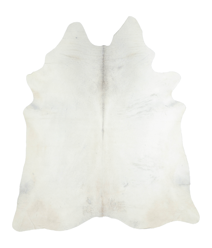 Light Grey XX-Large Brazilian Cowhide Rug 7'7"H x 6'7"W #A19988 by Hudson Hides