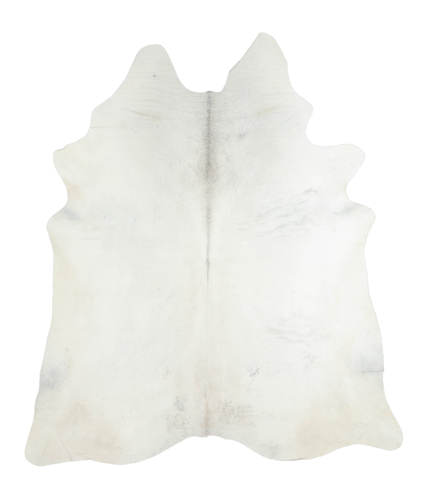 Light Grey XX-Large Brazilian Cowhide Rug 7'7"H x 6'7"W #A19988 by Hudson Hides