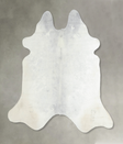 Light Grey Large Brazilian Cowhide Rug 5'5"H x 6'4"W #A20001 by Hudson Hides