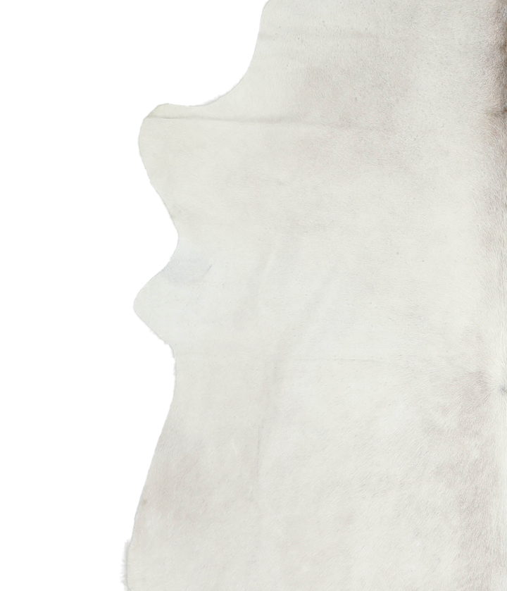 Ivory with Beige X-Large Brazilian Cowhide Rug 7'1"H x 6'7"W #A20015 by Hudson Hides