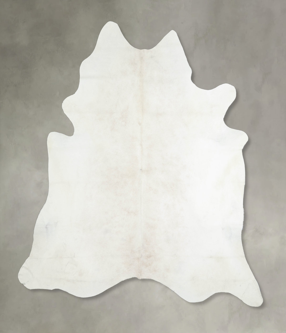 Solid White Cowhide Rug #A20050