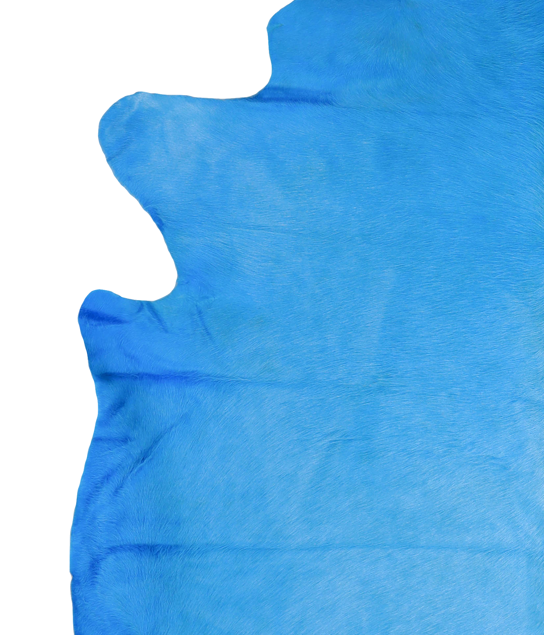 Dyed Sea Blue Cowhide Rug #A20156