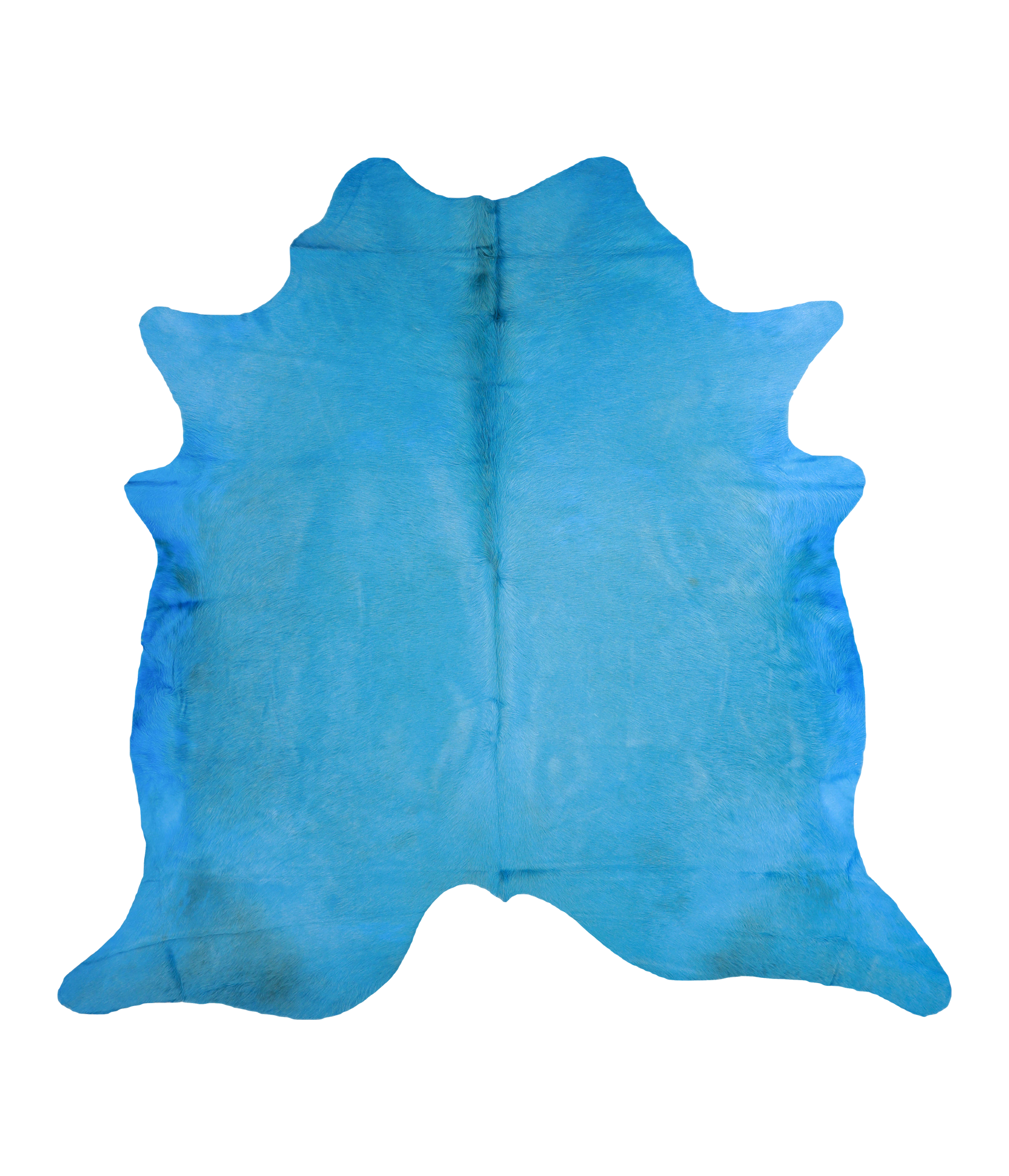 Dyed Sea Blue Cowhide Rug #A20157