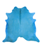 Dyed Sea Blue X-Large Brazilian Cowhide Rug 6'10