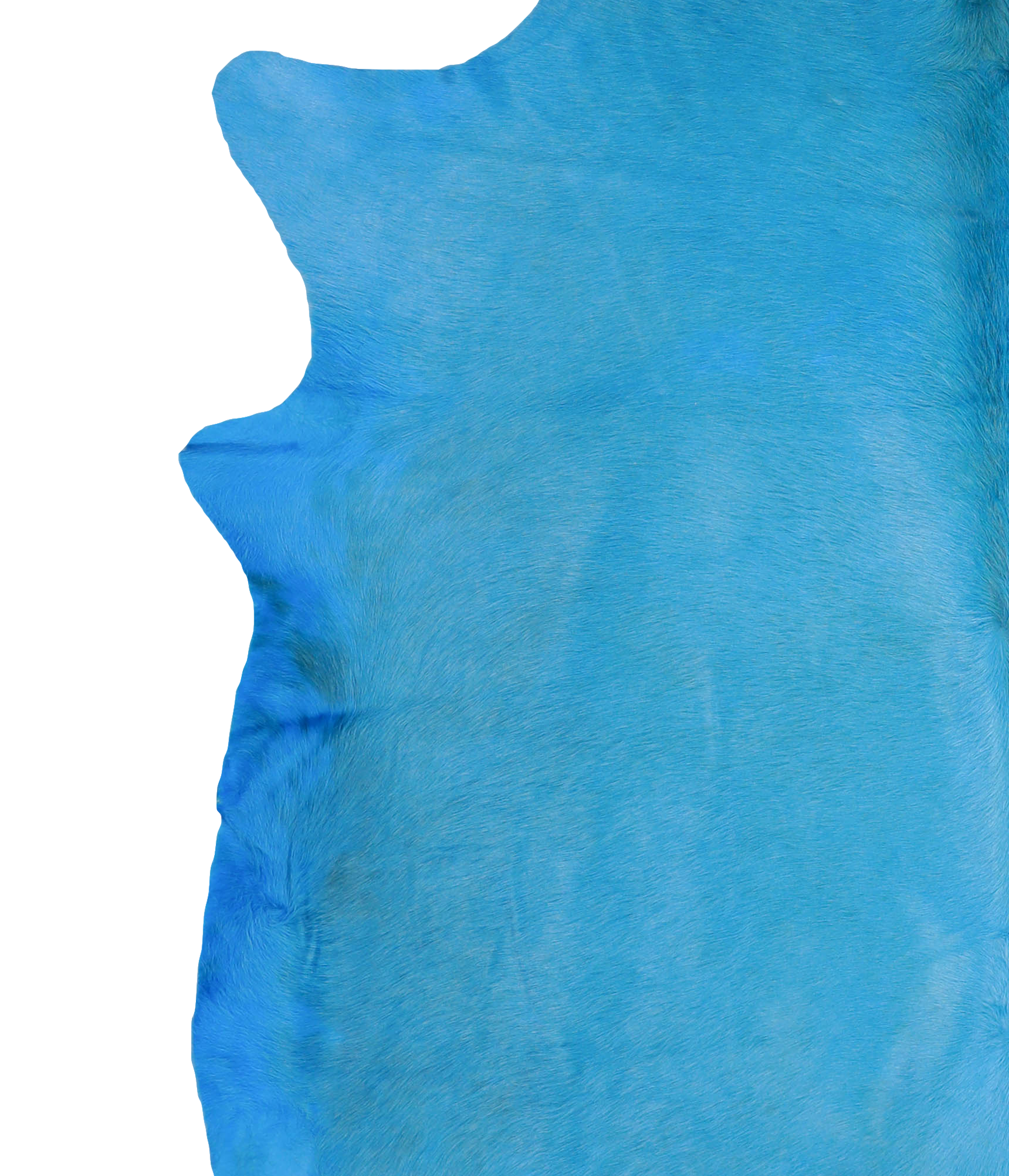 Dyed Sea Blue Cowhide Rug #A20157