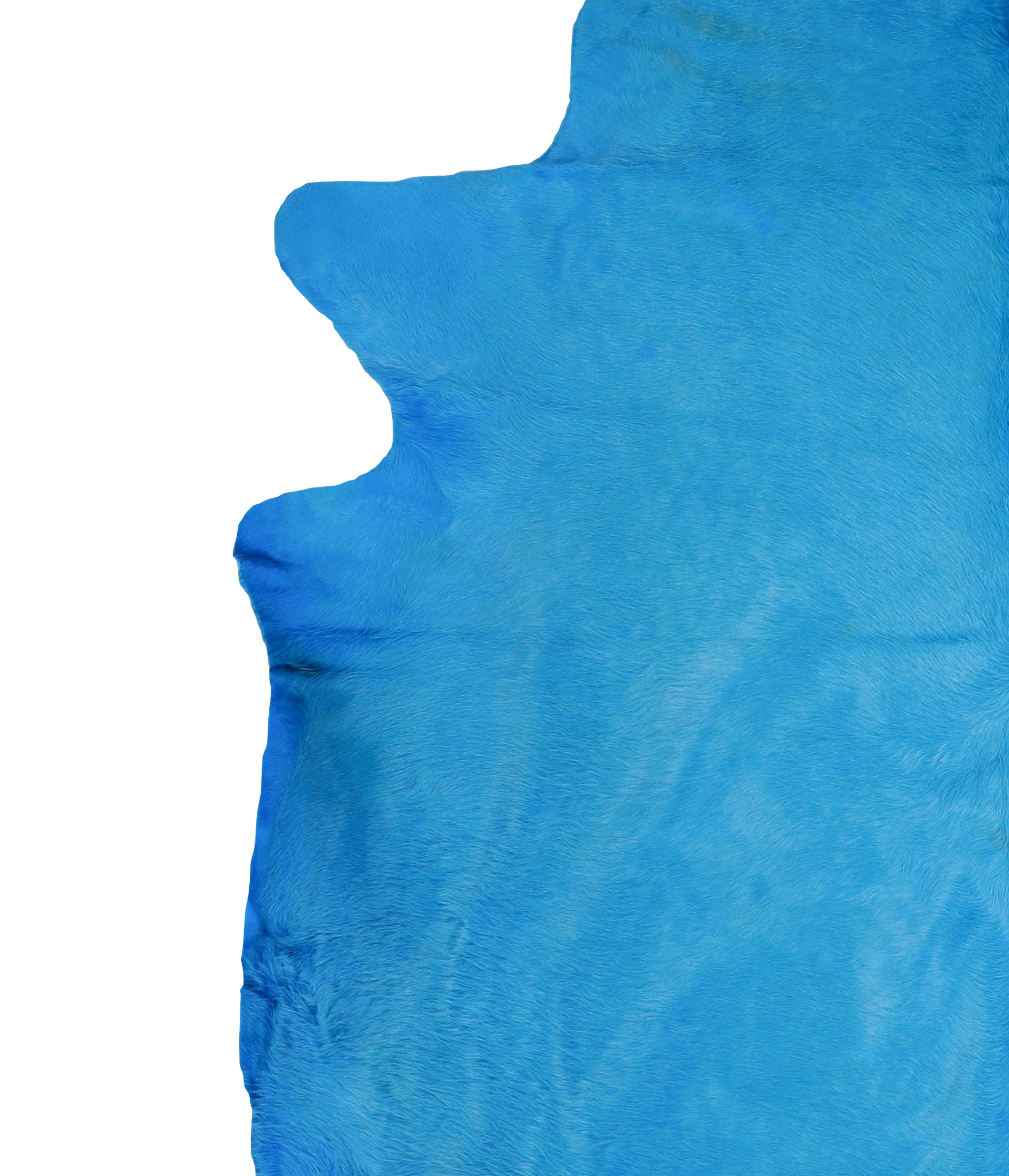Dyed Sea Blue Cowhide Rug #A20158