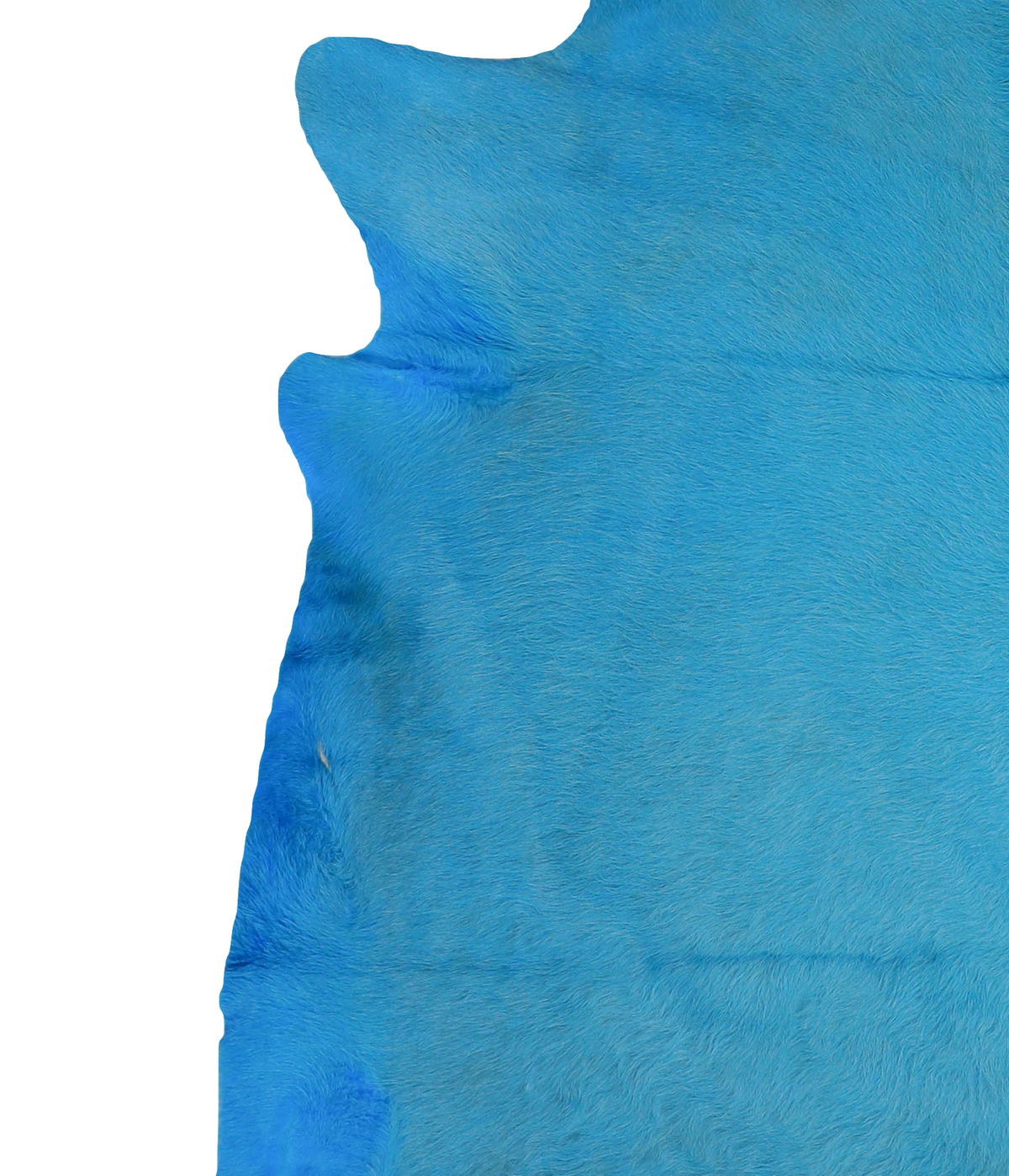 Dyed Sea Blue X-Large Brazilian Cowhide Rug 6'6"H x 6'9"W #A20159 by Hudson Hides