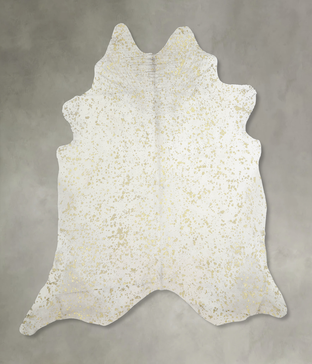 Metallic XX-Large Brazilian Cowhide Rug 7'9"H x 7'6"W #A20180 by Hudso