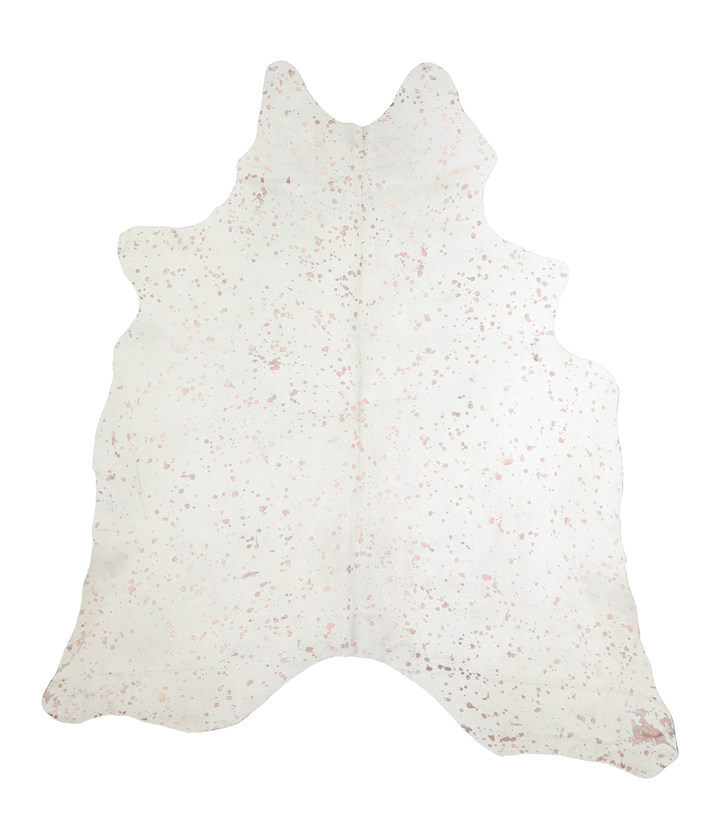 Metallic XX-Large Brazilian Cowhide Rug 7'8"H x 6'9"W #A20202 by Hudson Hides