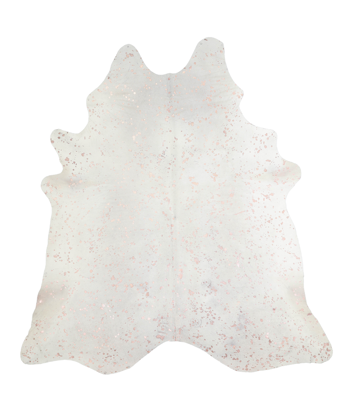 Metallic XX-Large Brazilian Cowhide Rug 7'5"H x 6'9"W #A20204 by Hudson Hides