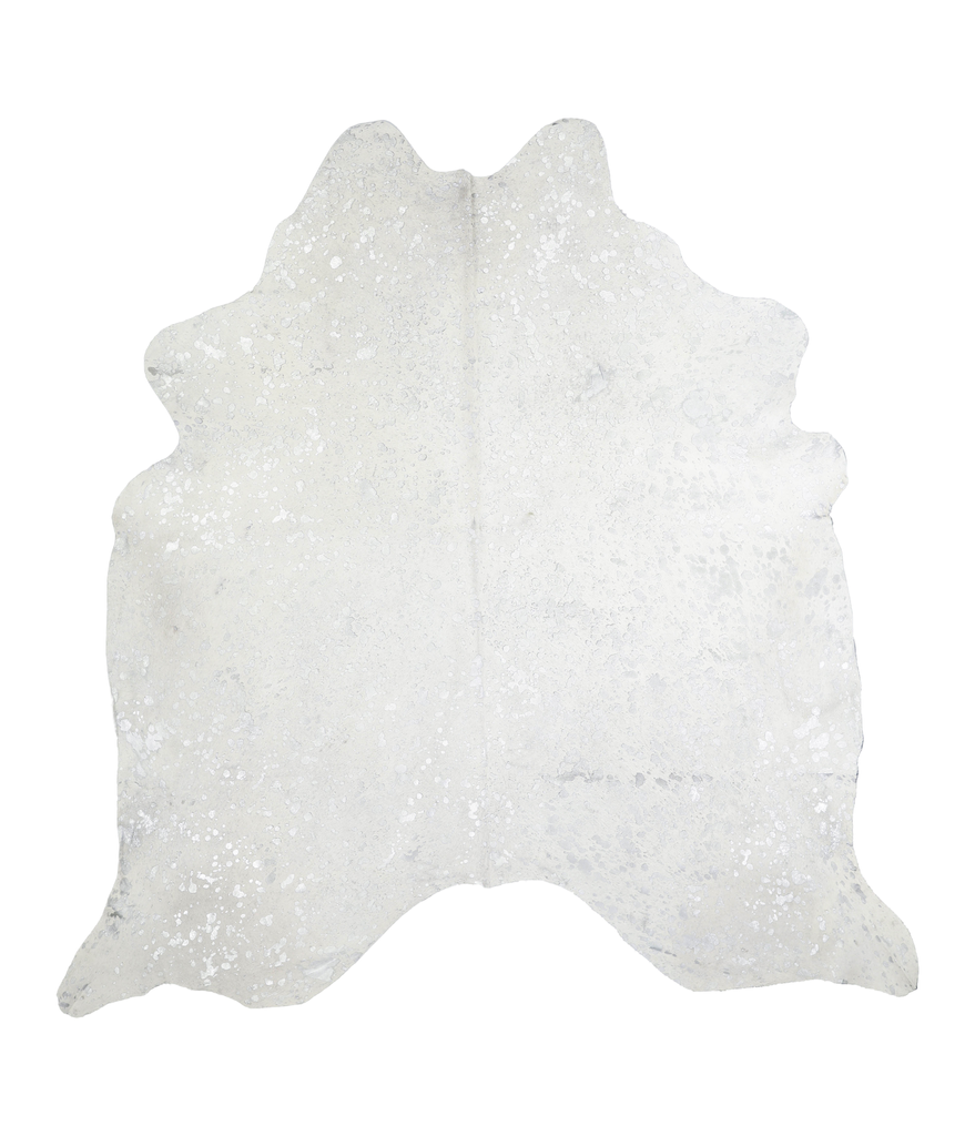 Metallic XX-Large Brazilian Cowhide Rug 7'8"H x 7'3"W #A20209 by Hudson Hides