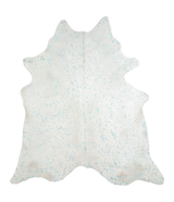 Metallic XX-Large Brazilian Cowhide Rug 7'9"H x 6'11"W #A20216 by Hudson Hides
