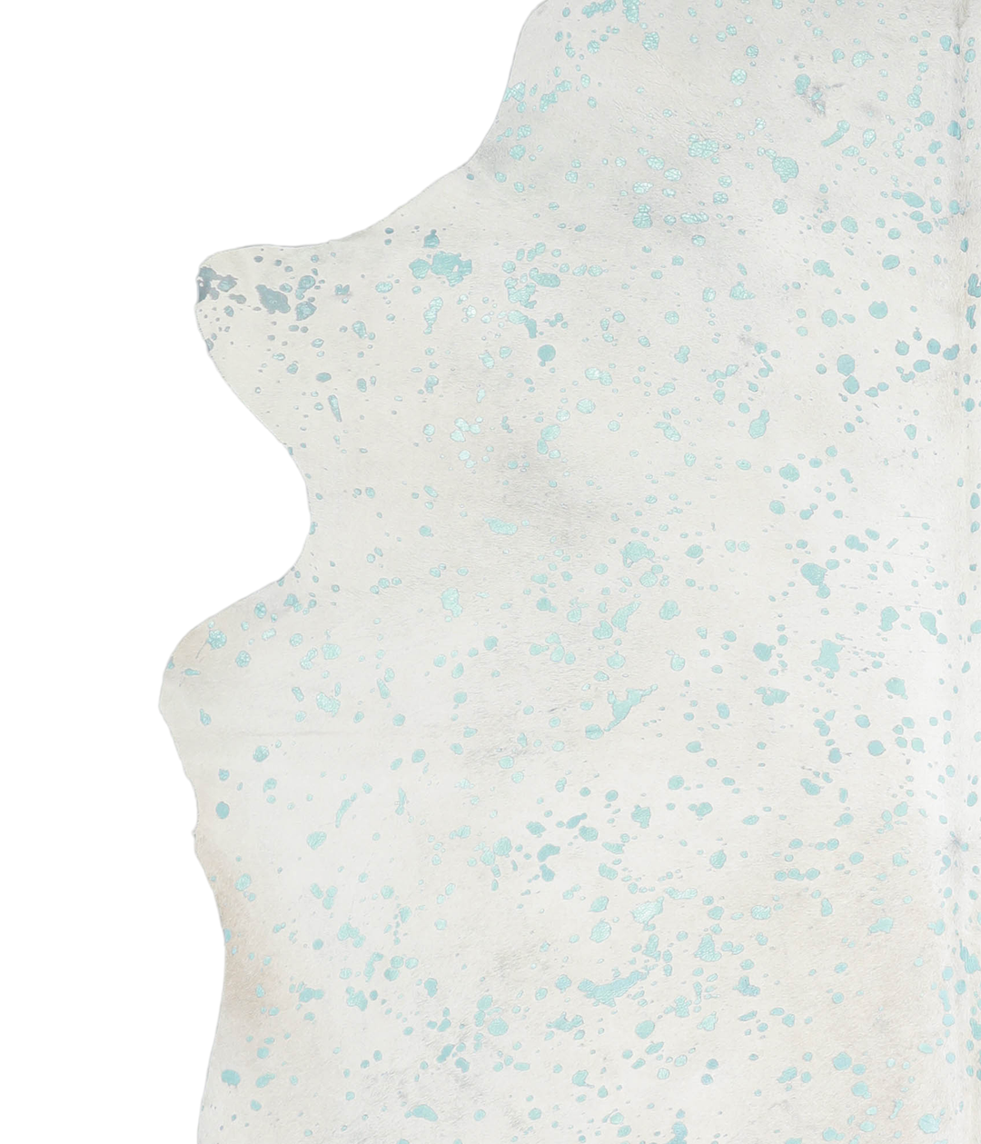 Metallic XX-Large Brazilian Cowhide Rug 7'9"H x 6'11"W #A20216 by Huds