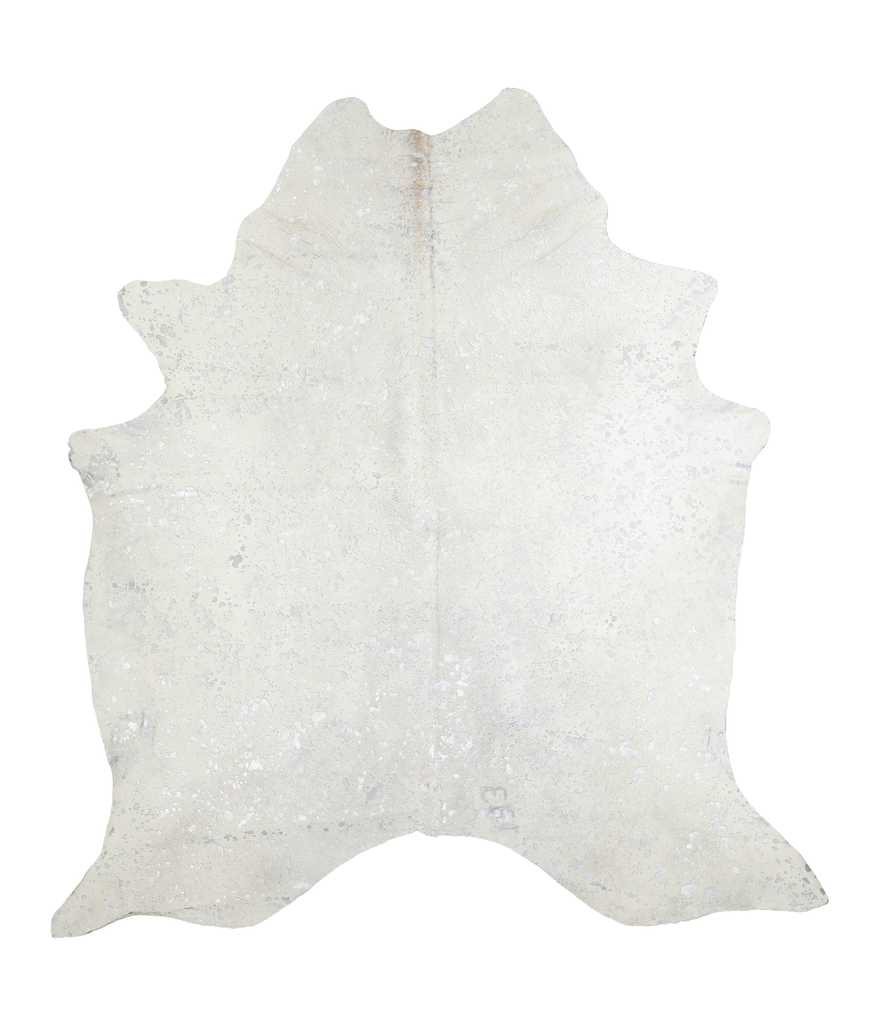 Metallic XX-Large Brazilian Cowhide Rug 8'1"H x 7'4"W #A20222 by Hudson Hides