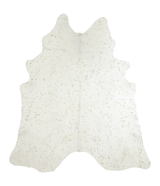 Metallic XX-Large Brazilian Cowhide Rug 7'10"H x 6'10"W #A20224 by Hudson Hides