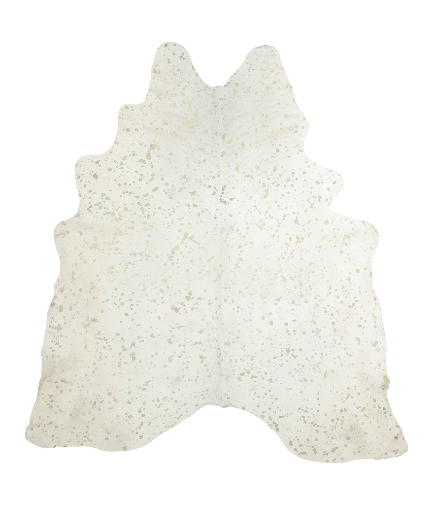 Metallic XX-Large Brazilian Cowhide Rug 7'6"H x 6'9"W #A20225 by Hudson Hides