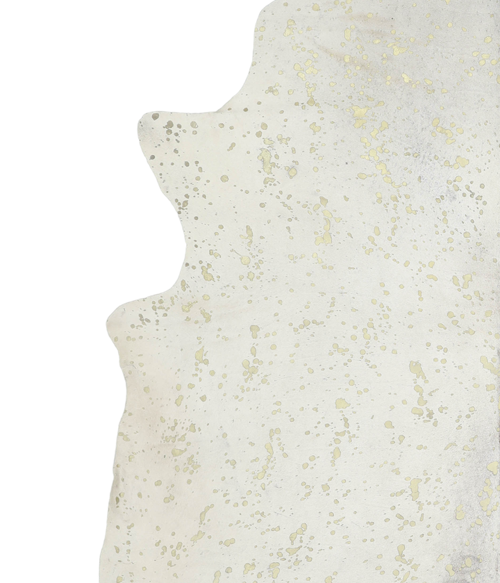 Metallic XX-Large Brazilian Cowhide Rug 8'0"H x 7'8"W #A20226 by Hudson Hides