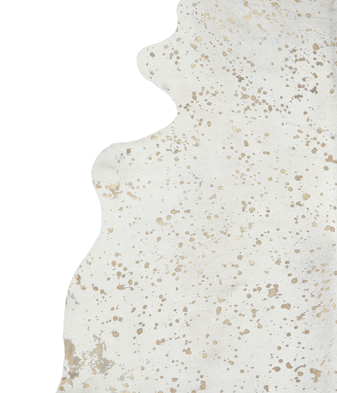 Metallic X-Large Brazilian Cowhide Rug 7'0"H x 7'1"W #A20235 by Hudson