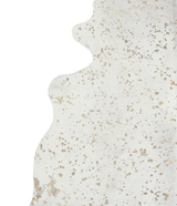 Metallic X-Large Brazilian Cowhide Rug 7'0"H x 7'1"W #A20235 by Hudson Hides