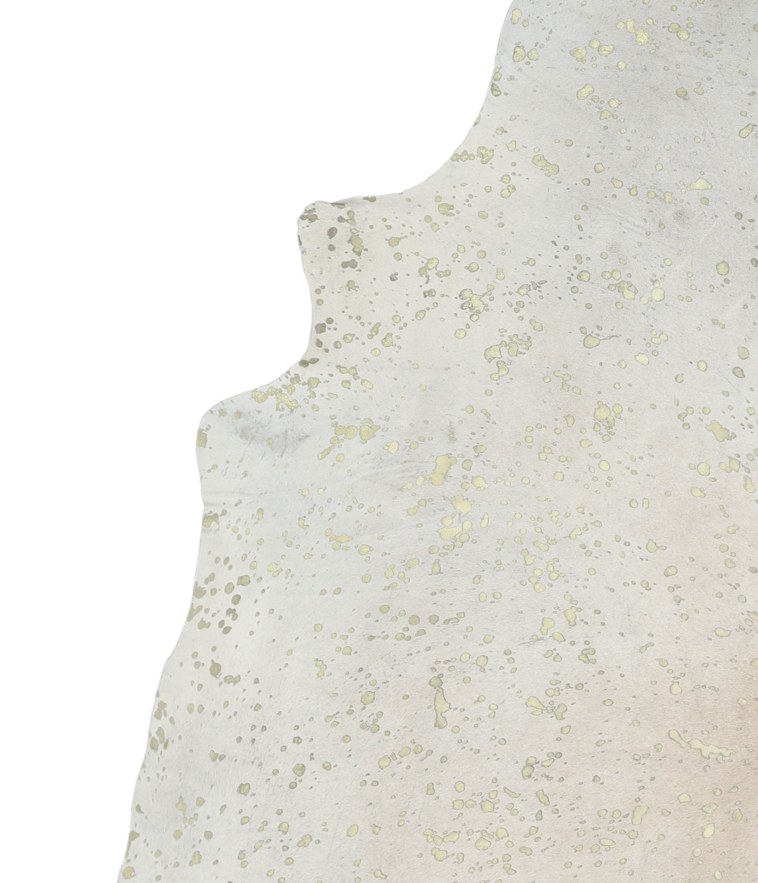 Metallic XX-Large Brazilian Cowhide Rug 8'3"H x 7'2"W #A20236 by Hudso
