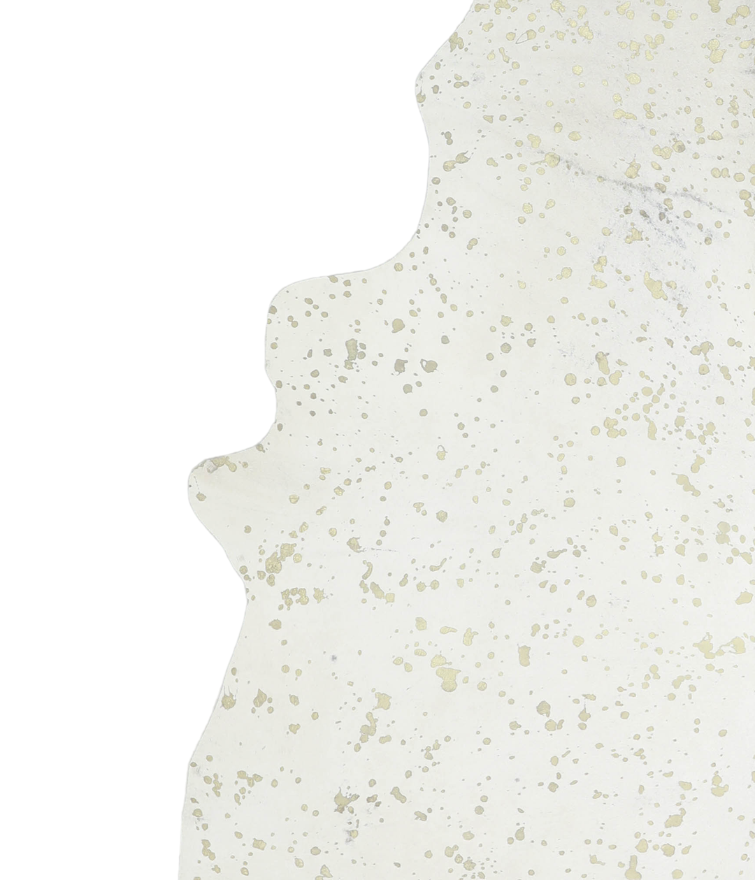 Metallic XX-Large Brazilian Cowhide Rug 7'6"H x 7'1"W #A20239 by Hudso