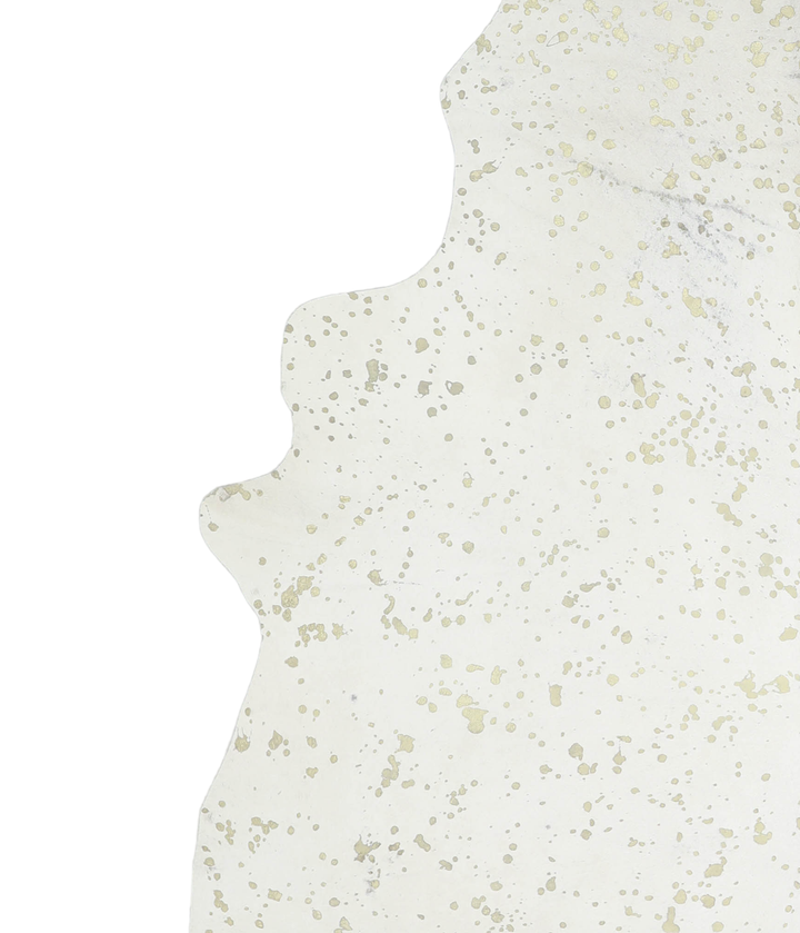 Metallic XX-Large Brazilian Cowhide Rug 7'6"H x 7'1"W #A20239 by Hudson Hides