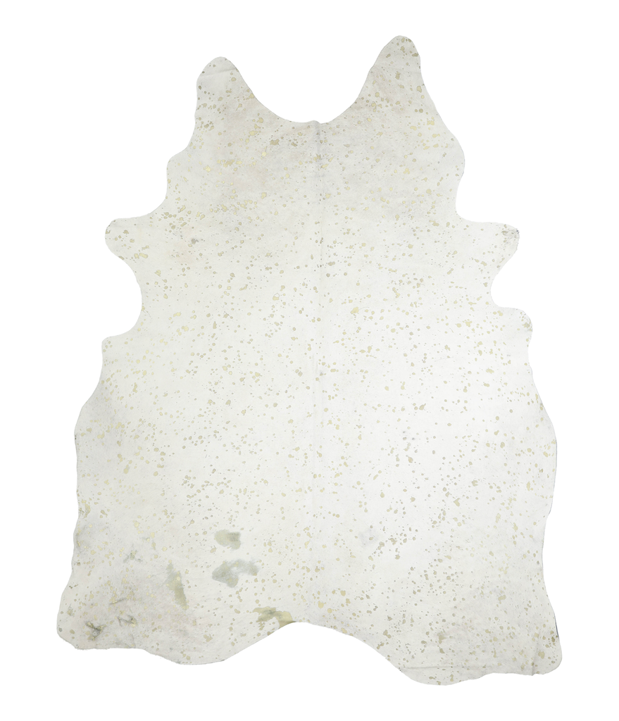 Metallic XX-Large Brazilian Cowhide Rug 8'8"H x 6'8"W #A20240 by Hudson Hides