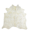 Metallic X-Large Brazilian Cowhide Rug 6'10
