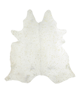 Metallic X-Large Brazilian Cowhide Rug 7'3"H x 6'9"W #A20265 by Hudson Hides