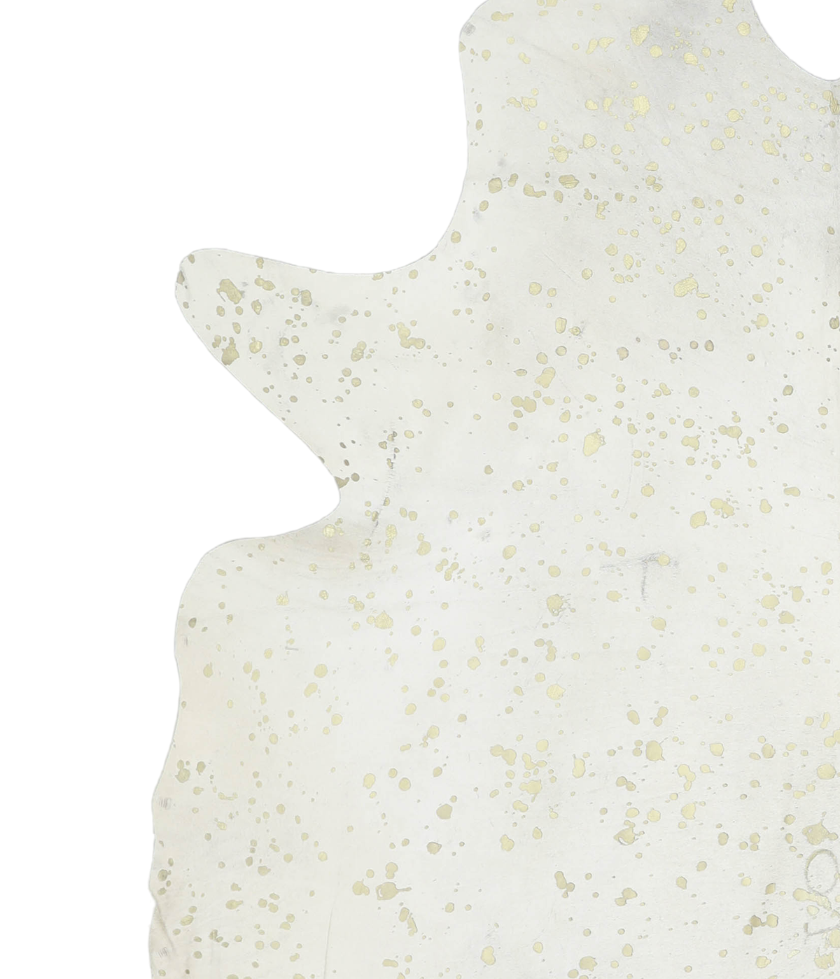 Metallic X-Large Brazilian Cowhide Rug 7'3"H x 6'9"W #A20265 by Hudson Hides