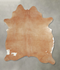 Beige Large Brazilian Cowhide Rug 6'5