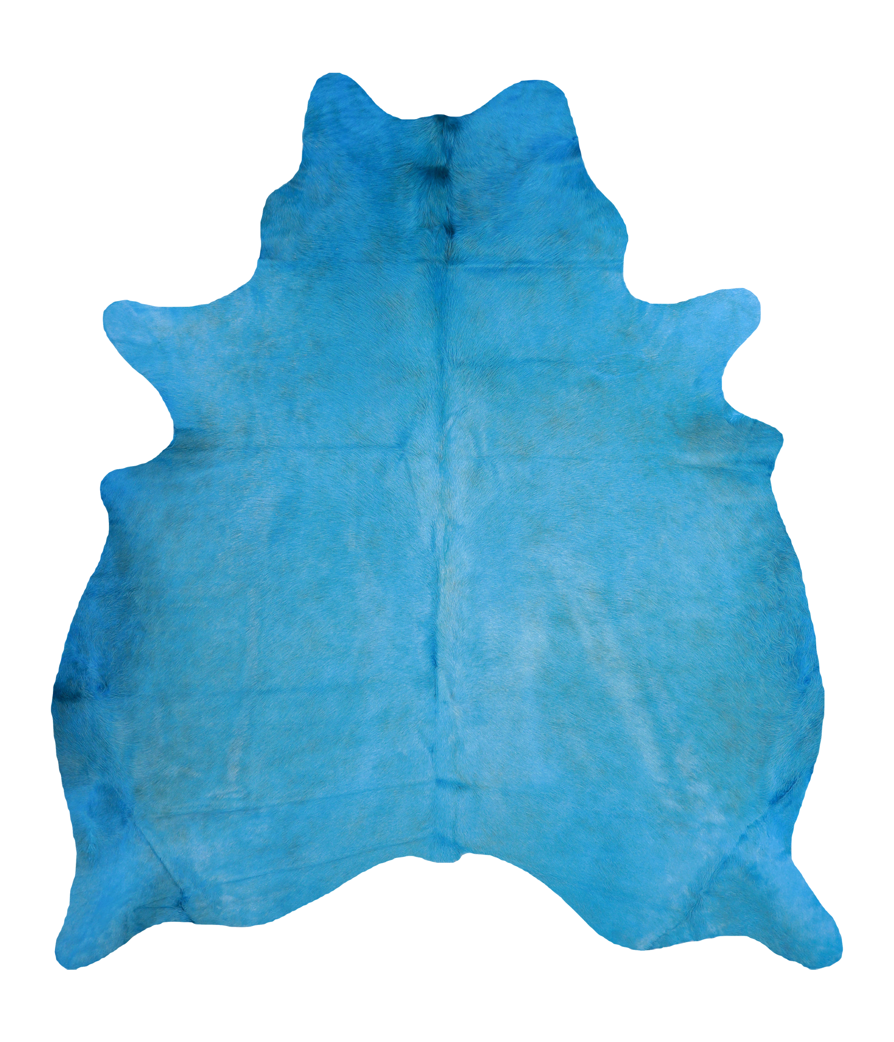 Dyed Sea Blue Cowhide Rug #A20363
