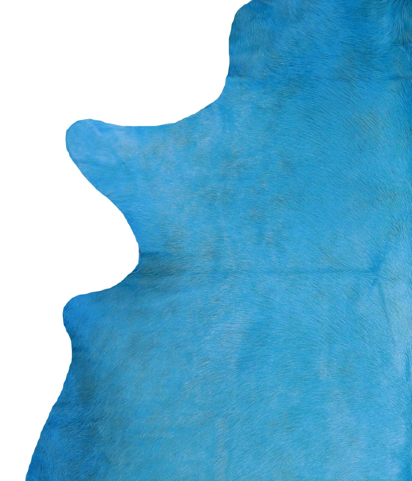 Dyed Sea Blue Cowhide Rug #A20363