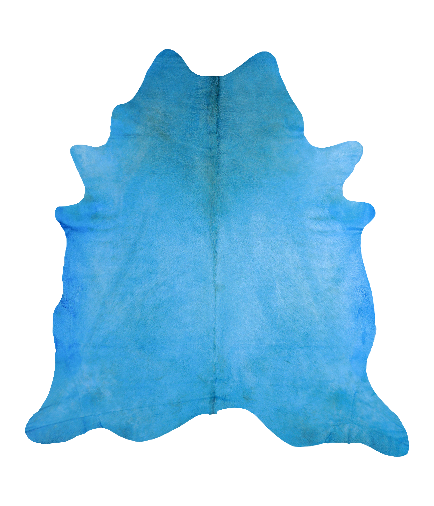 Dyed Sea Blue Cowhide Rug #A20365